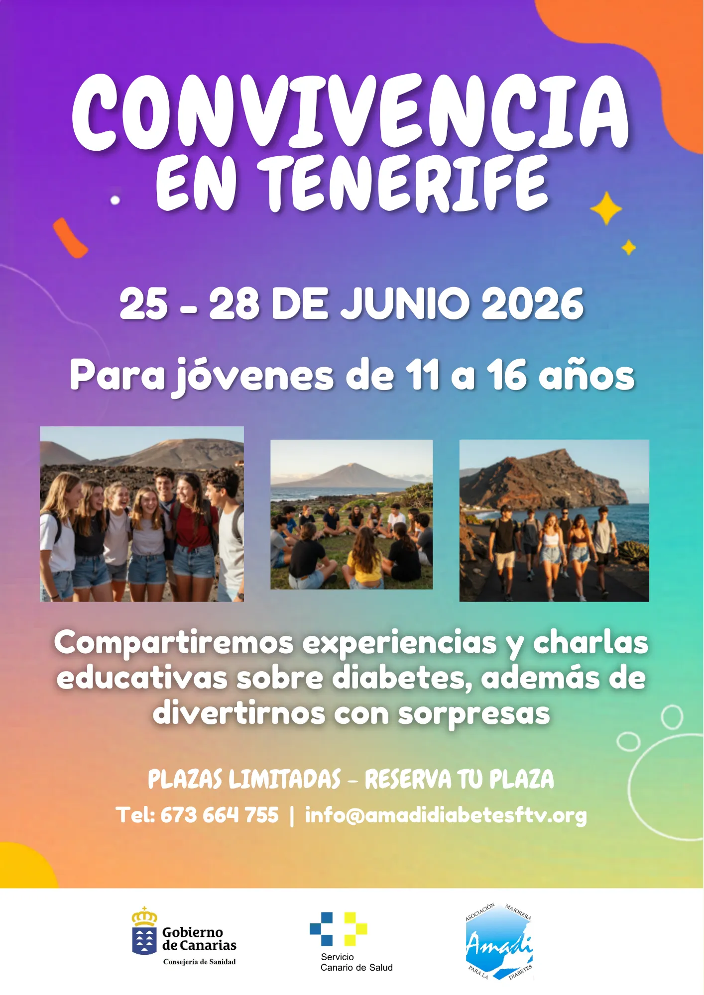 Convivencia para jóvenes con diabetes en Fuerteventura